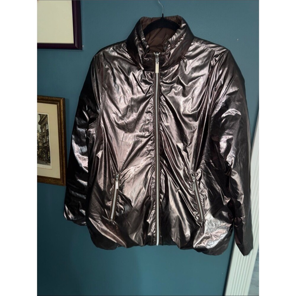 Women's Metallic Reversible Nikki Jones Puffer Jacket